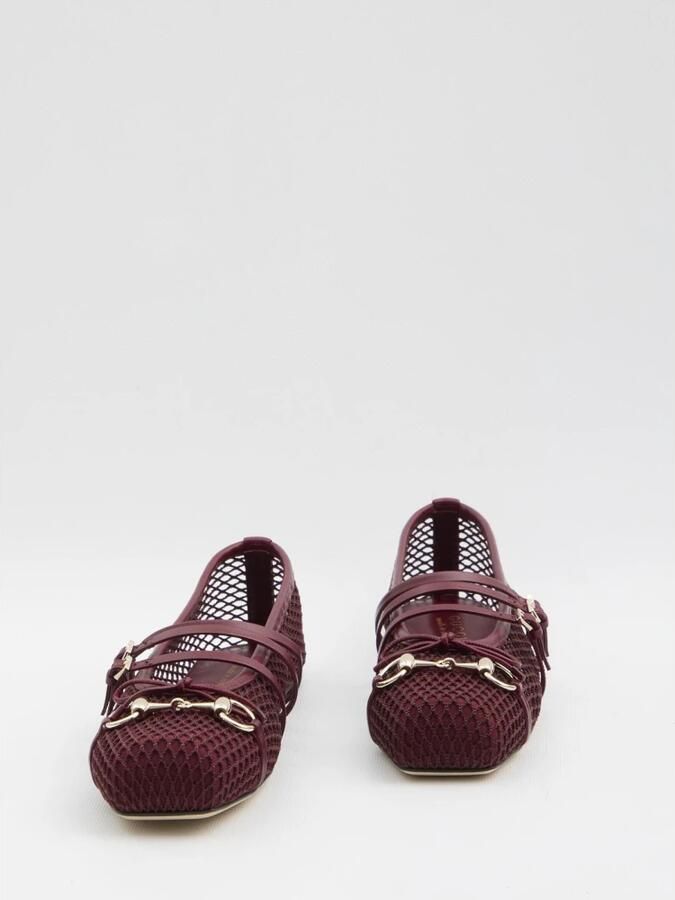 Gucci Mesh Ballerina's met Bandjes en Paardenbit Detail - Foto 2
