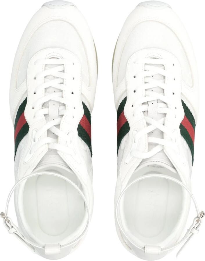 Gucci Suede Sneakers met Verstelbare Enkelband - Foto 2