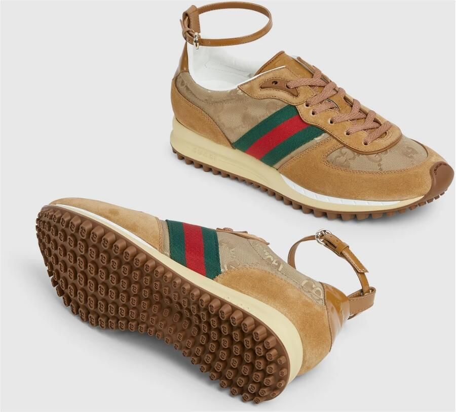 Gucci Re-Motion Suede Low-Top Sneakers