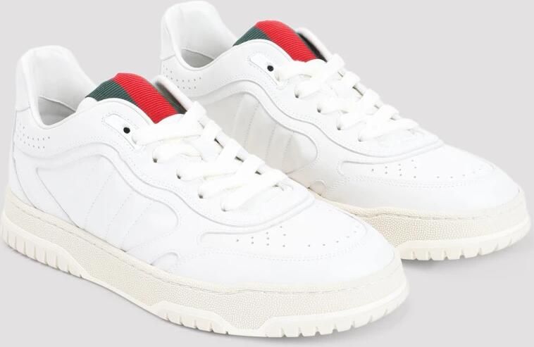 Gucci Witte Gewatteerde Panel Sneakers White Dames - Foto 3