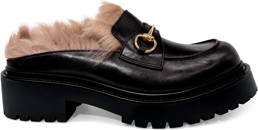 Gucci Mule met Horsebit en profielzool