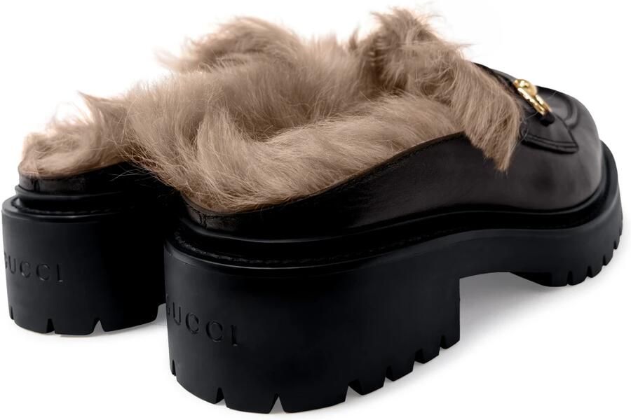 Gucci Mule met Horsebit en profielzool - Foto 2