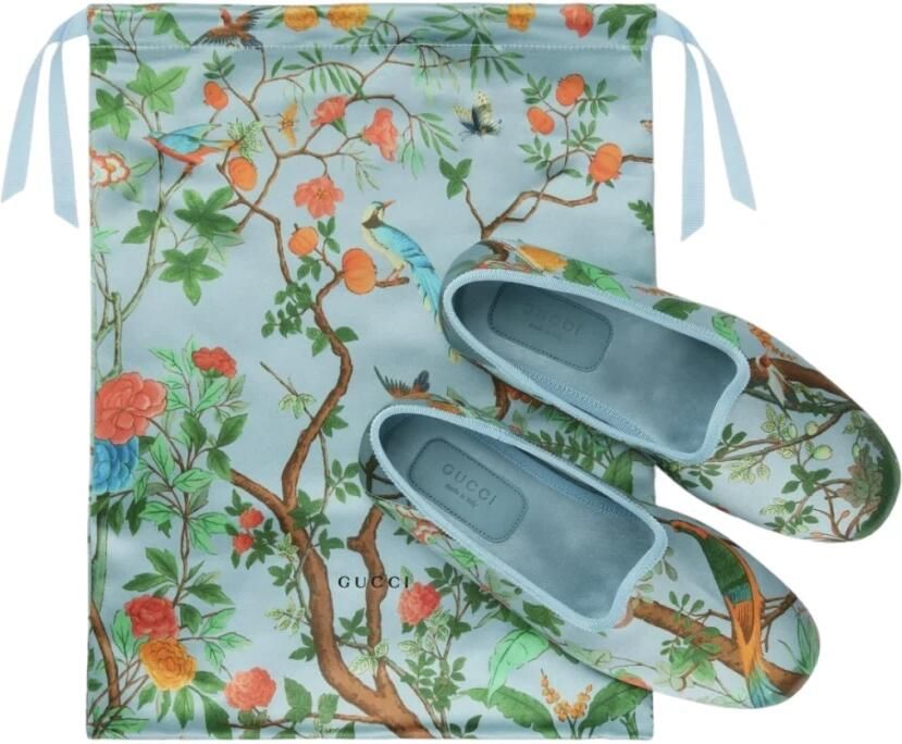 Gucci Satin Voyage Tian Slippers - Foto 3