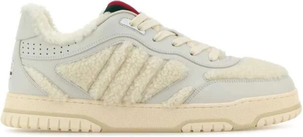 Gucci Sherpa Trimmed Leren Sneakers