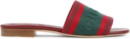 Gucci Slide Sandaal met Web