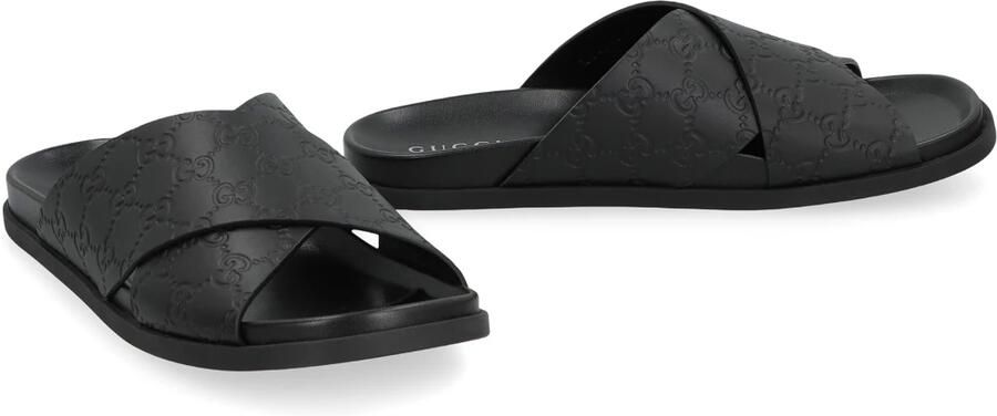 Gucci Slippers van leer - Foto 3
