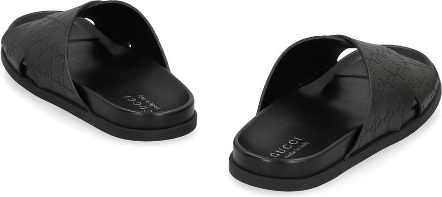Gucci Slippers van leer - Foto 2