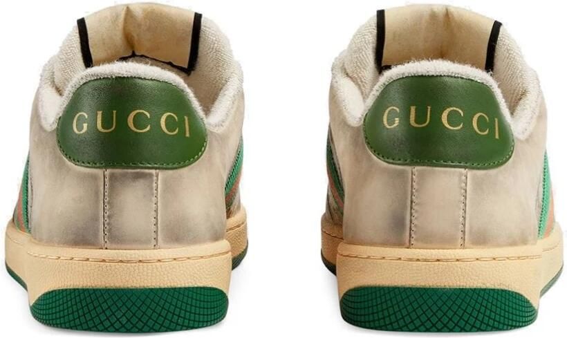 Gucci Beige Sneakers met 1 2 inch hak - Foto 3