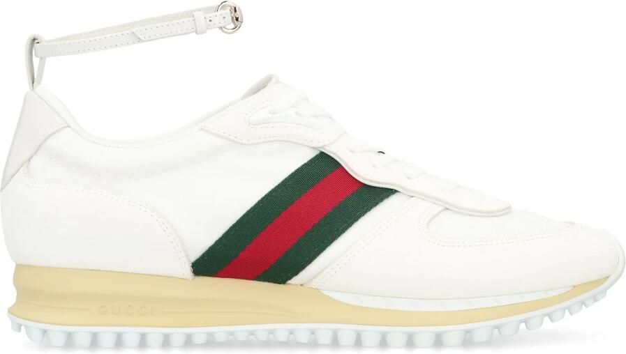 Gucci Suede Sneakers met Verstelbare Enkelband - Foto 2