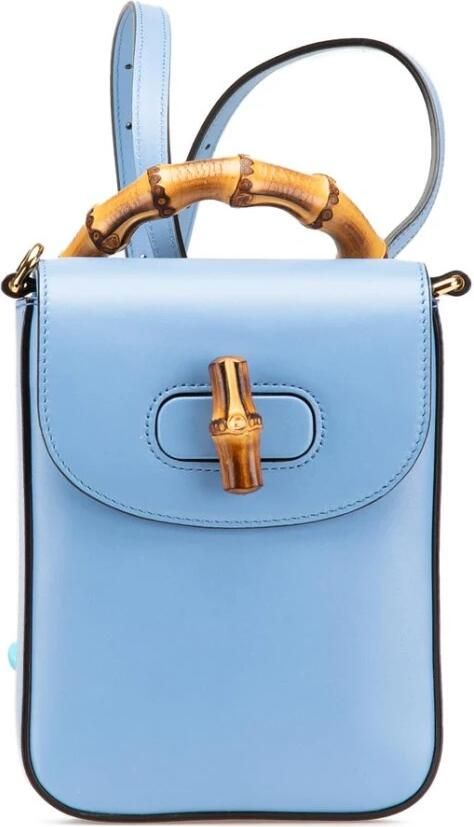 Gucci Vintage Pre-owned Bamboo 1947 Kleine Schoudertas