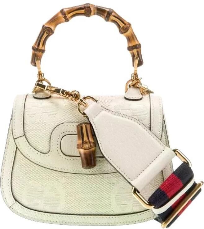 Gucci Vintage Pre-owned Bamboo 1947 Top Handle Tas