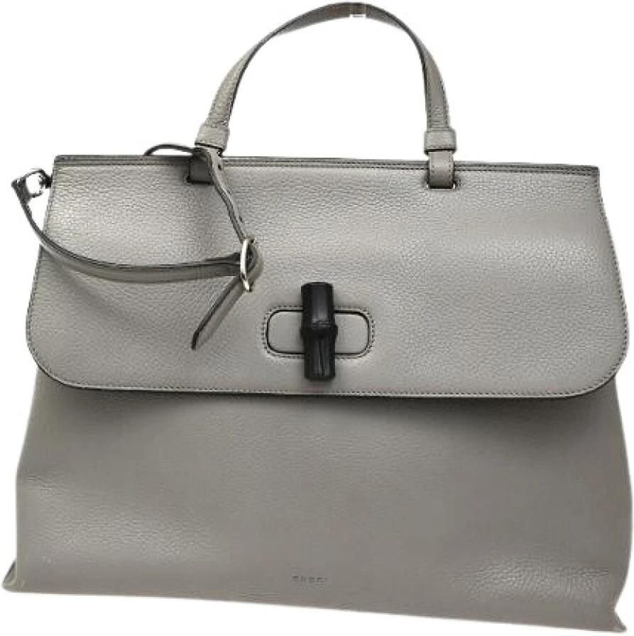 Gucci Vintage Pre-owned Bamboo daily tas met handvat
