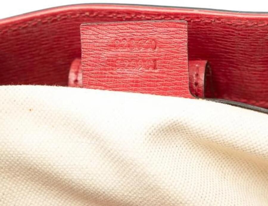 Gucci Vintage Pre-owned Bamboo Flower Leren 2way tas - Foto 2