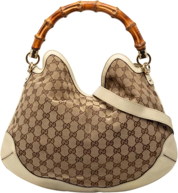 Gucci Vintage Pre-owned Bamboo Handle Hobo Tas
