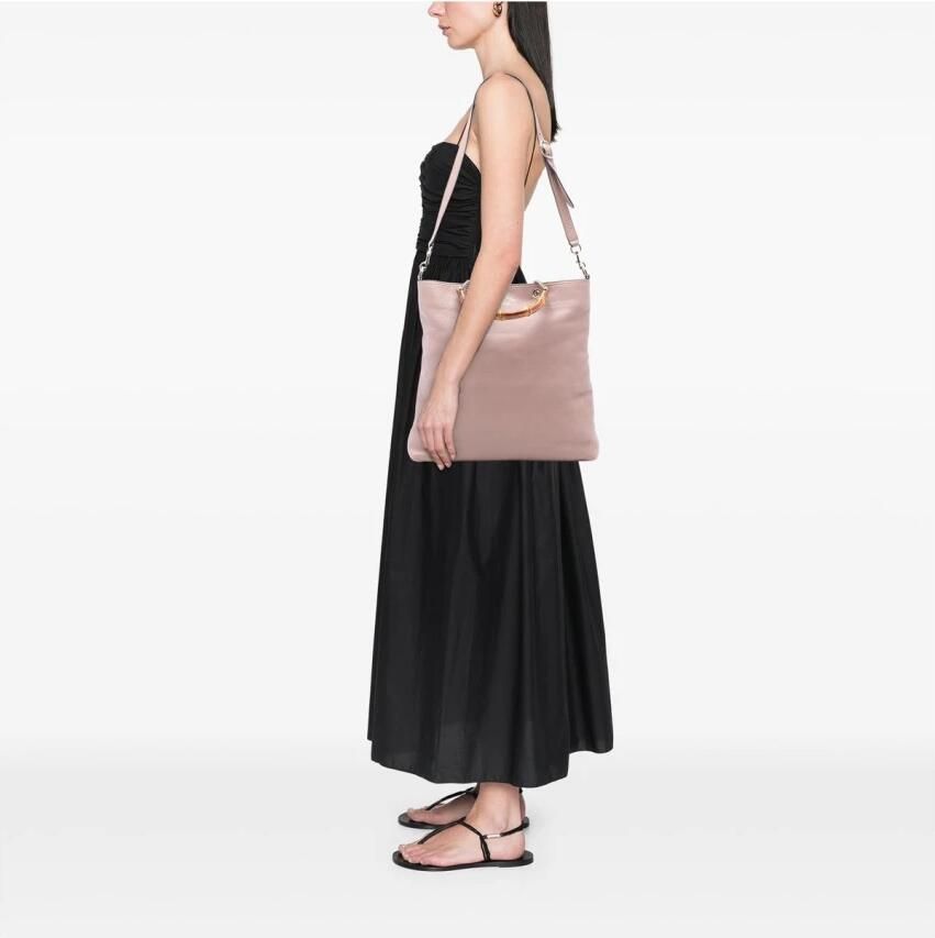 Gucci Vintage Pre-owned Bamboo Handle Leather Tote - Foto 2