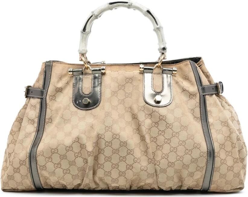Gucci Vintage Pre-owned Bamboo Handle Top Handle Tas