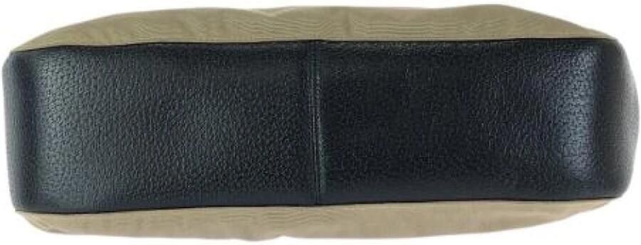 Gucci Vintage Pre-owned Bamboo Hobo Nylon Lederen Handtas - Foto 2