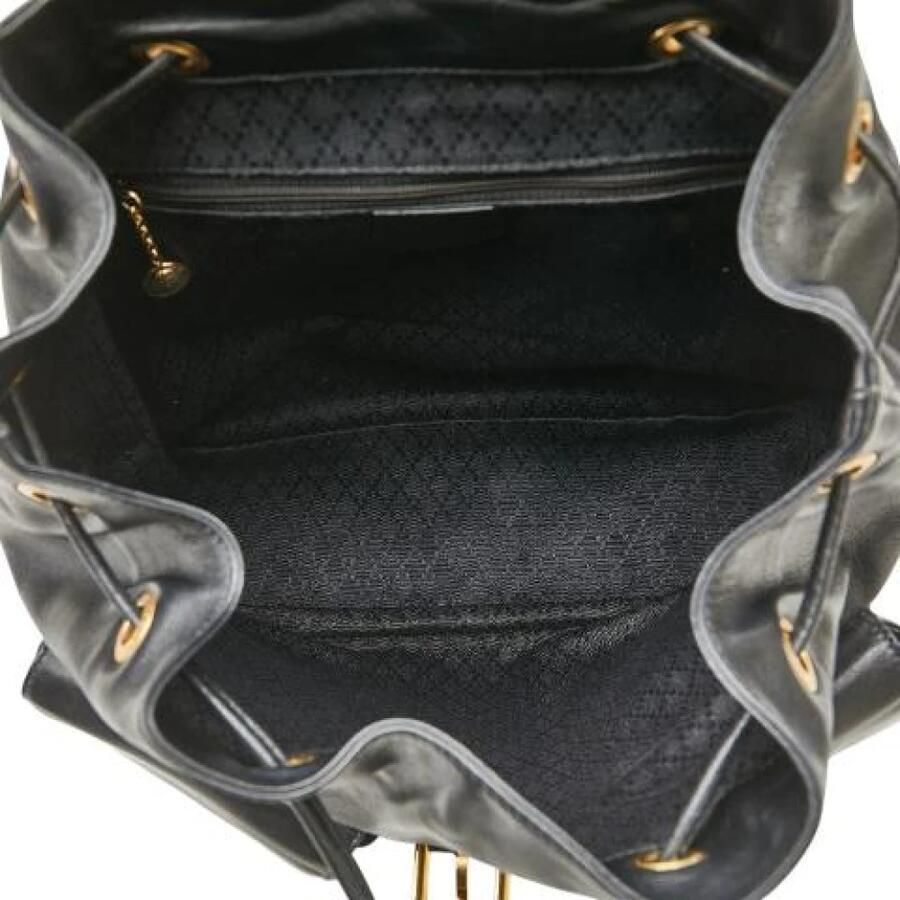 Gucci Vintage Pre-owned Bamboo Leren Rugzak - Foto 2