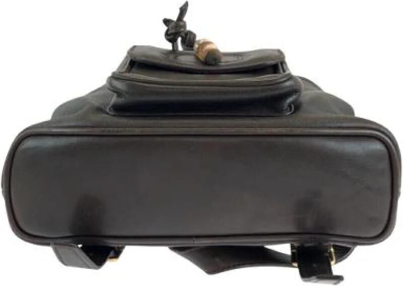 Gucci Vintage Pre-owned Bamboo Leren Rugzak - Foto 2