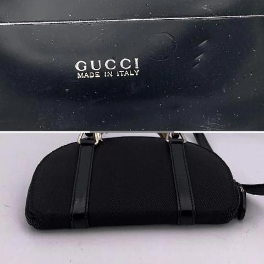 Gucci Vintage Pre-owned Bamboo Mini Schoudertas Wallet on Chain - Foto 2
