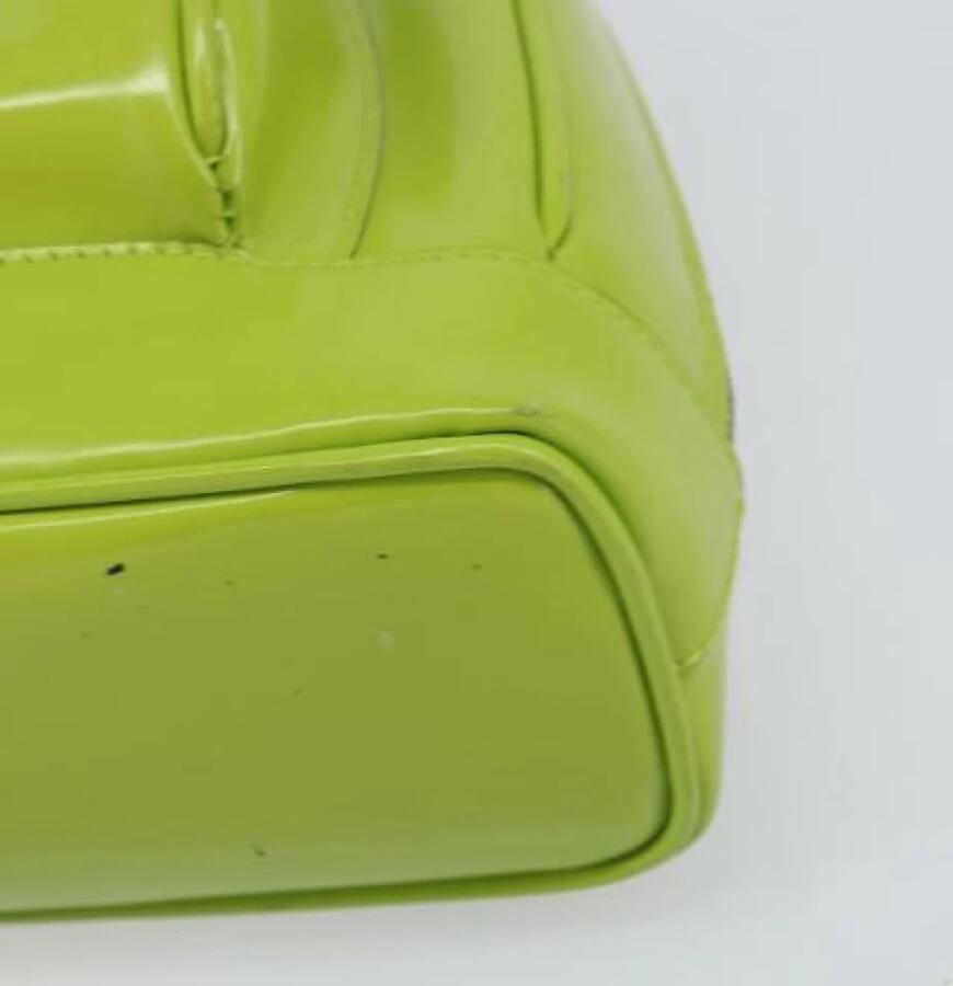 Gucci Vintage Pre-owned Bamboo Rugzak Patentleer Beige - Foto 2