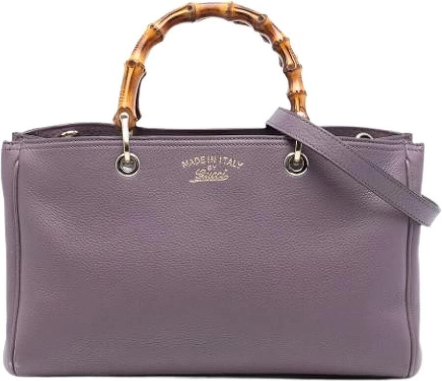 Gucci Vintage Pre-owned Bamboo Shopper Satchel