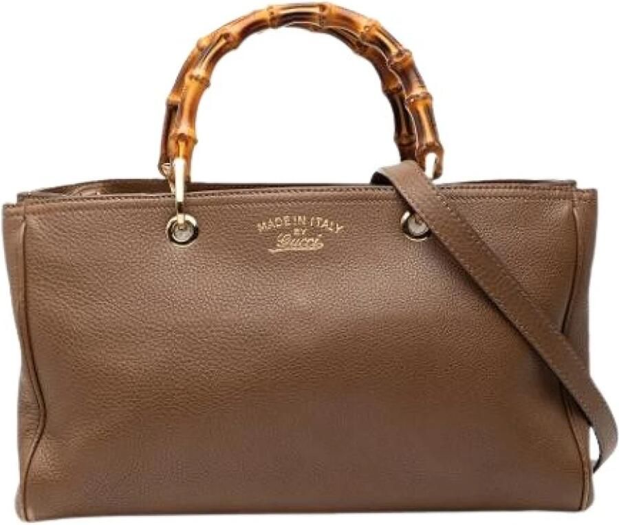 Gucci Vintage Pre-owned Bamboo Shopper Satchel