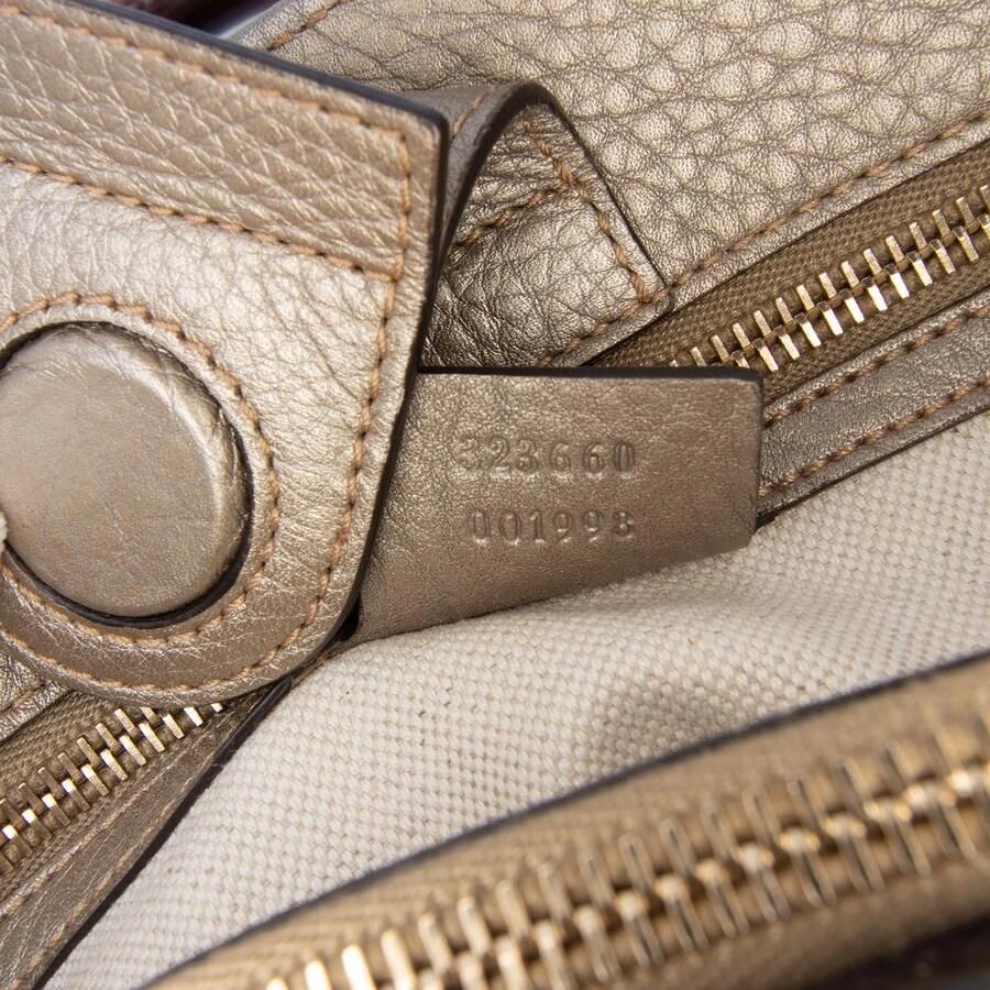 Gucci Vintage Pre-owned Medium Calfskin Bamboo Shopper Satchel - Foto 2