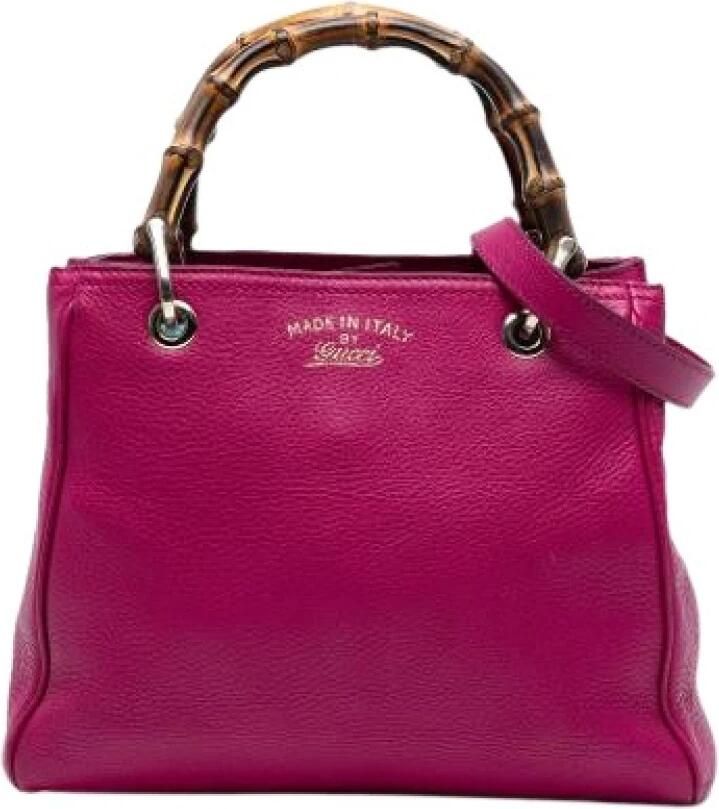 Gucci Vintage Pre-owned Small Bamboo Shopper