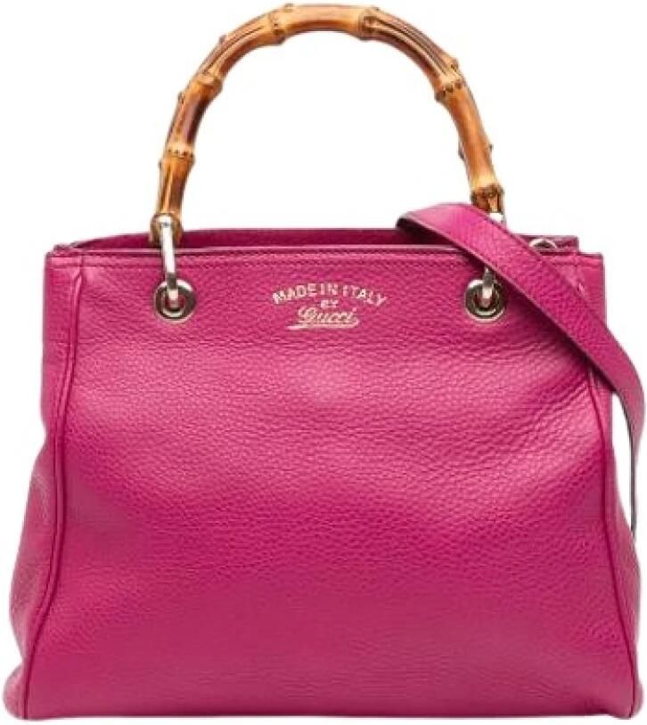 Gucci Vintage Pre-owned Small Bamboo Shopper
