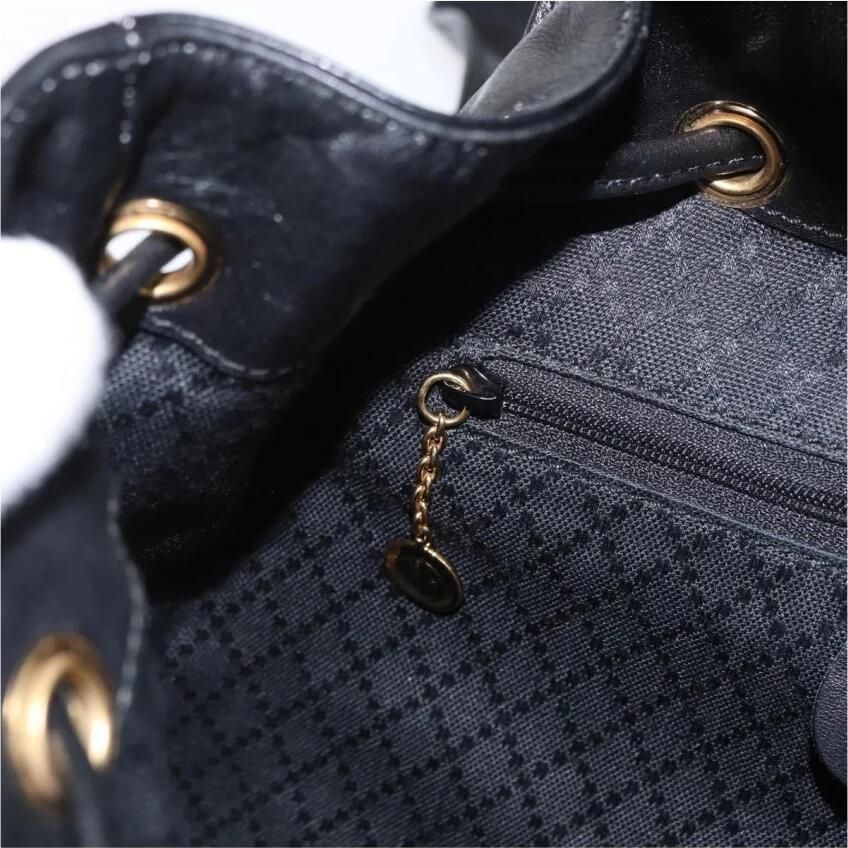 Gucci Vintage Pre-owned Vintage Bamboo Handle Leather Backpack - Foto 2