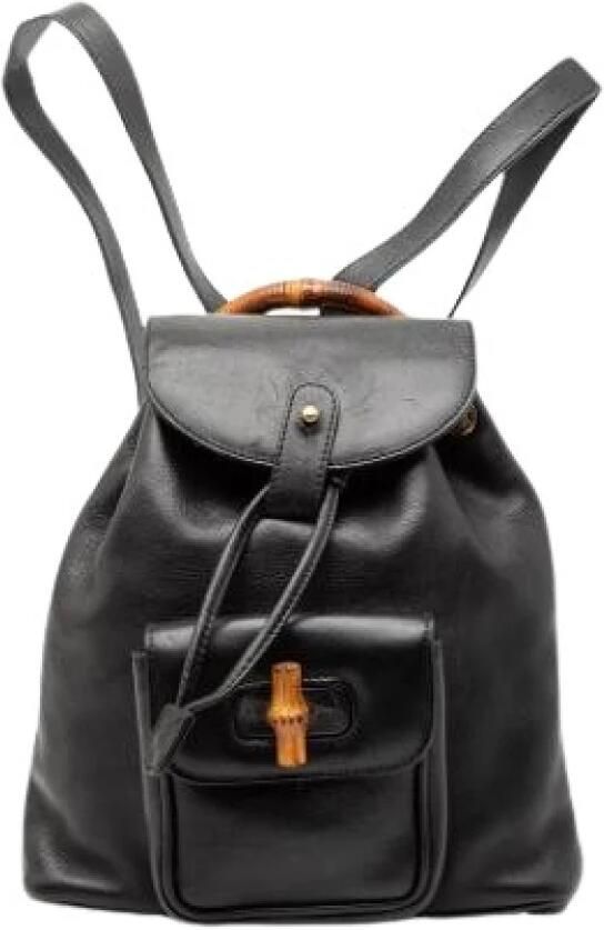 Gucci Vintage Pre-owned Vintage Bamboo Rugzak