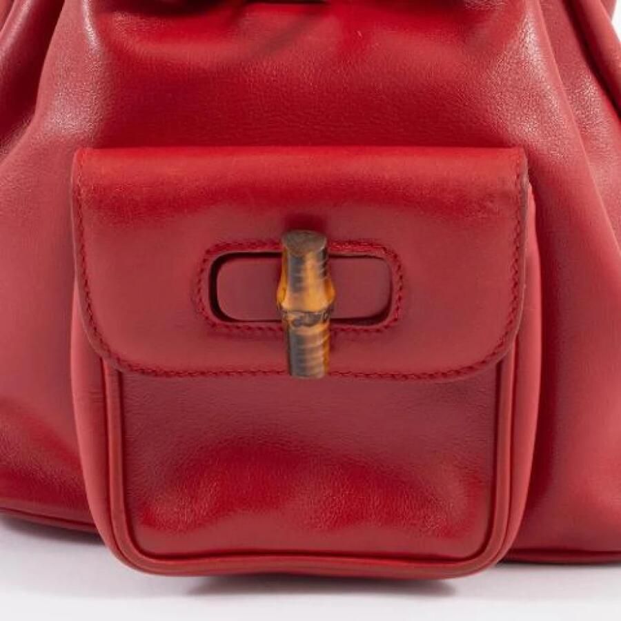 Gucci Vintage Pre-owned Vintage Bamboo Rugzak - Foto 2