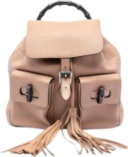 Gucci Vintage Pre-owned Vintage Bamboo Rugzak