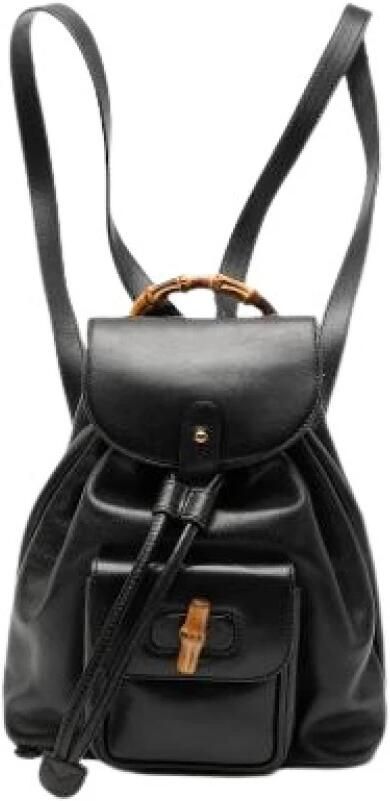 Gucci Vintage Pre-owned Vintage Bamboo Rugzak
