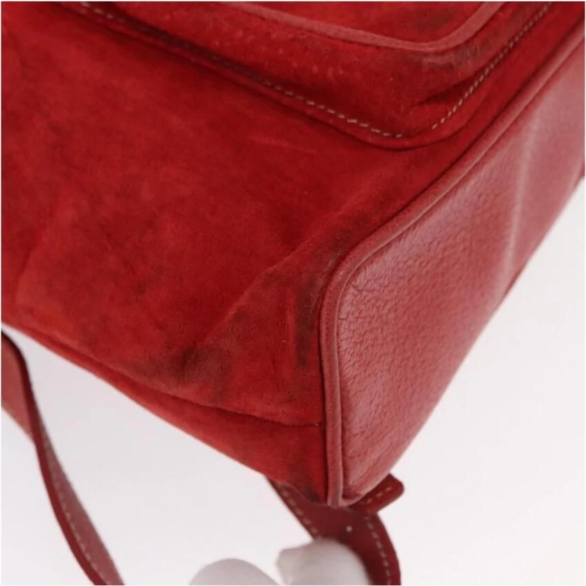 Gucci Vintage Pre-owned Vintage Bamboo Suede Rugzak - Foto 2