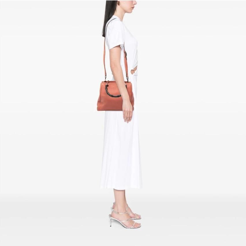 Gucci Vintage Pre-owned Vintage Bamboo Top Handle Satchel Tas - Foto 2