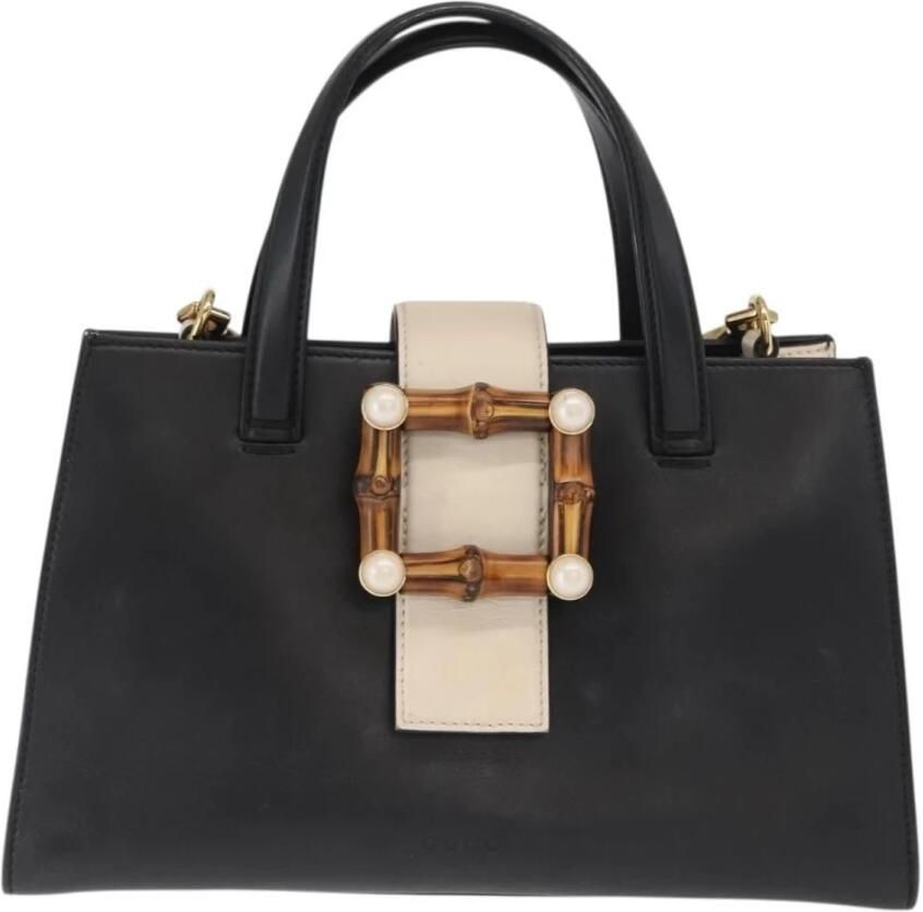 Gucci Vintage Pre-owned Vintage Bamboo Top Handle Tas