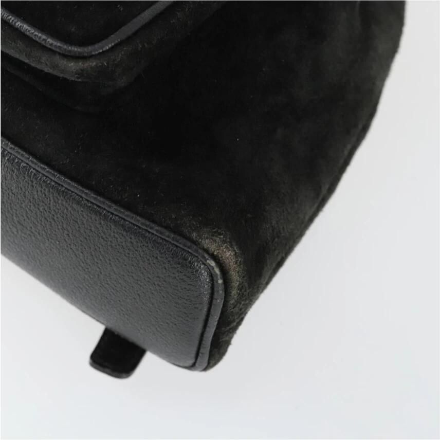 Gucci Vintage Pre-owned Vintage Suede Bamboo Rugzak - Foto 2