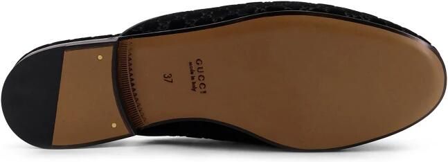 Gucci Zwarte Iconische Horsebit Leren Sandalen - Foto 2