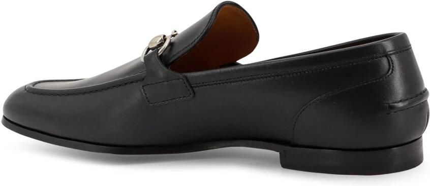 Gucci Zwarte platte schoenen met iconische horsebit - Foto 2