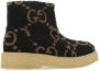 Gucci GG Supreme Faux-Shearling Laarzen - Thumbnail 1