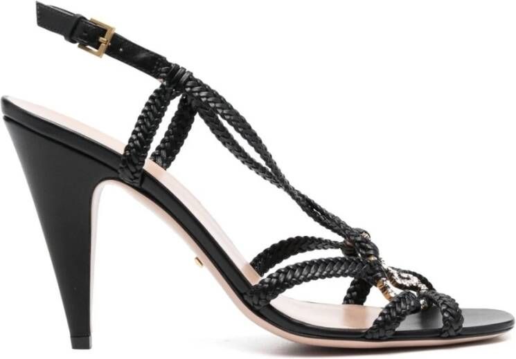 Gucci High Heel Sandals Black Dames