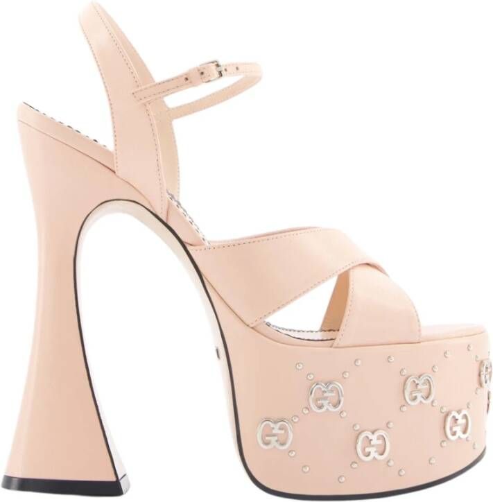 Gucci High Heel Sandals Pink Dames