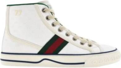 Gucci Hoge Top GG Tennis 1977 Sneakers White Dames