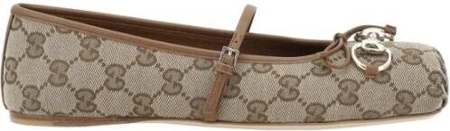 Gucci Iconische GG Ballerina`s met Strikdetail