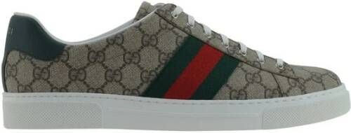 Gucci Iconische Jacquard Sneakers met Plateauzool