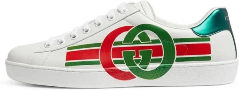Gucci Interlocking G Witte Sneakers White Heren