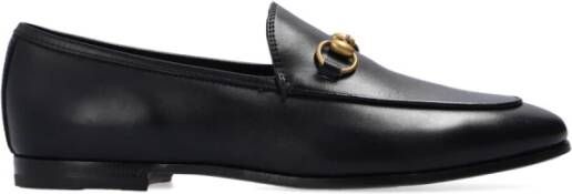 Gucci Jordaan Leather Loafers Black Dames