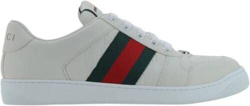 Gucci Kalfsleren Vetersneakers